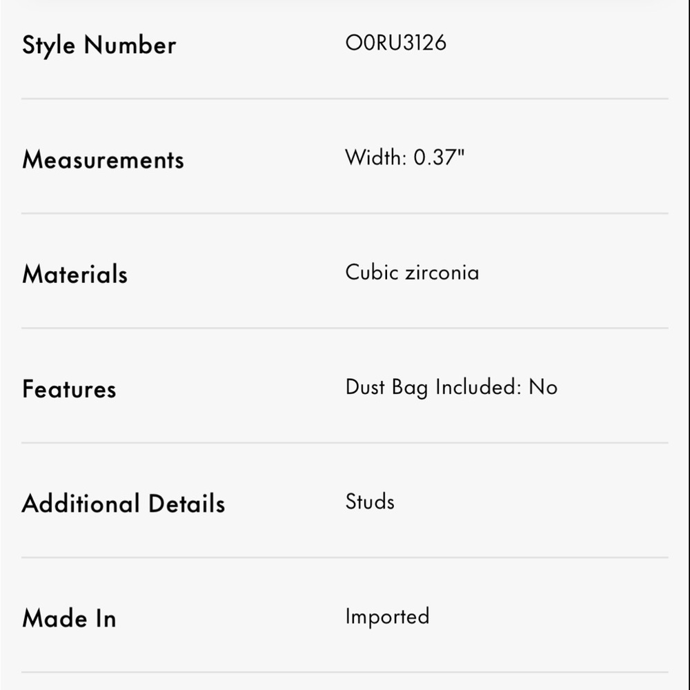 Kate Spade everyday pave studs - Picture 2 of 2